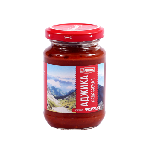 Аджика  Кавказская Принто 180гр ООО "Русские продукты"