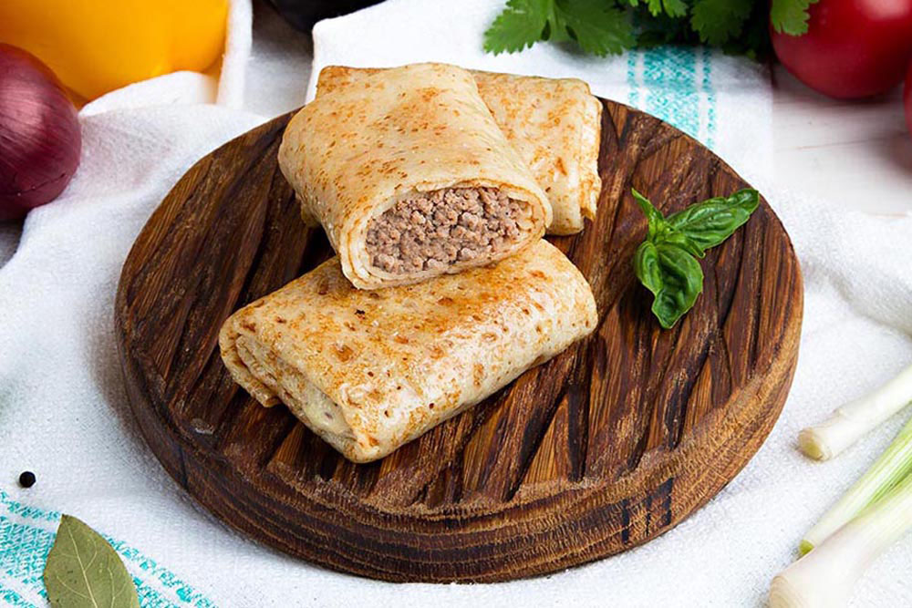 Блинчики с мясом (готовая продукция)