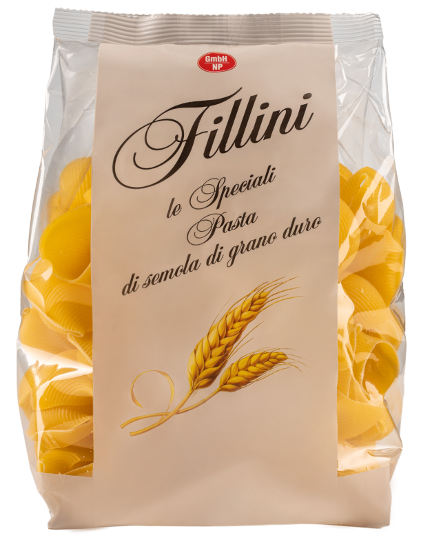 Лумакони FILLINI гр.А 500гр. /ООО Нудел Продукт/