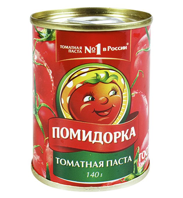 Томатная паста Помидорка 140гр. ж/б/ 25-28%