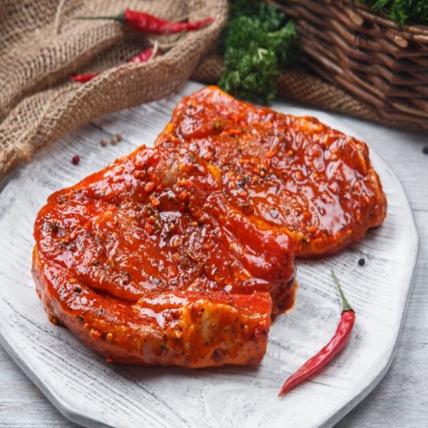 Эскалоп в маринаде Пять перцев