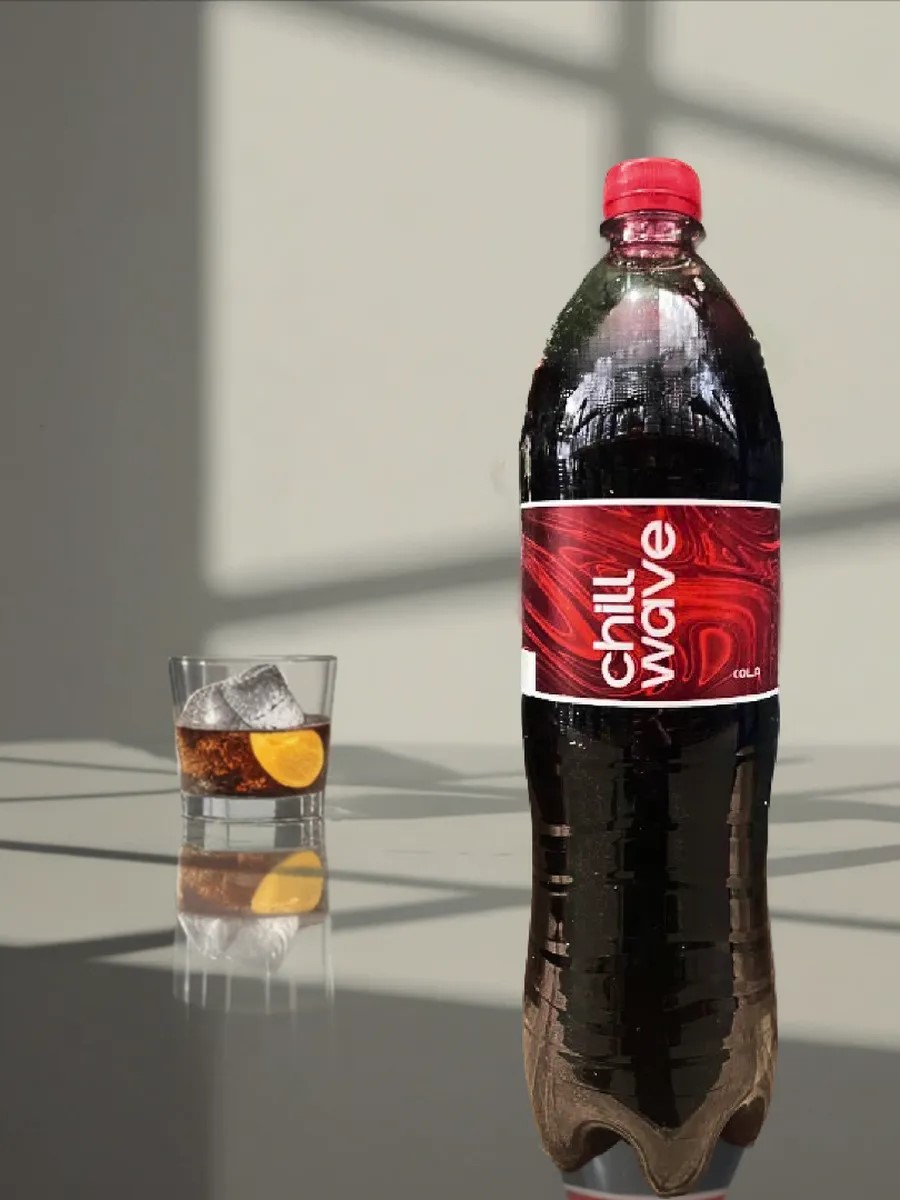 Напиток сильногазированный "Chill Wave" Кола 1,3 л