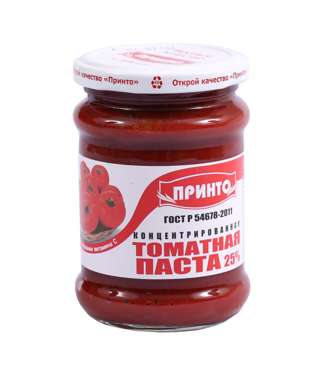 Томатная паста Принто 25%  ГОСТ 260гр