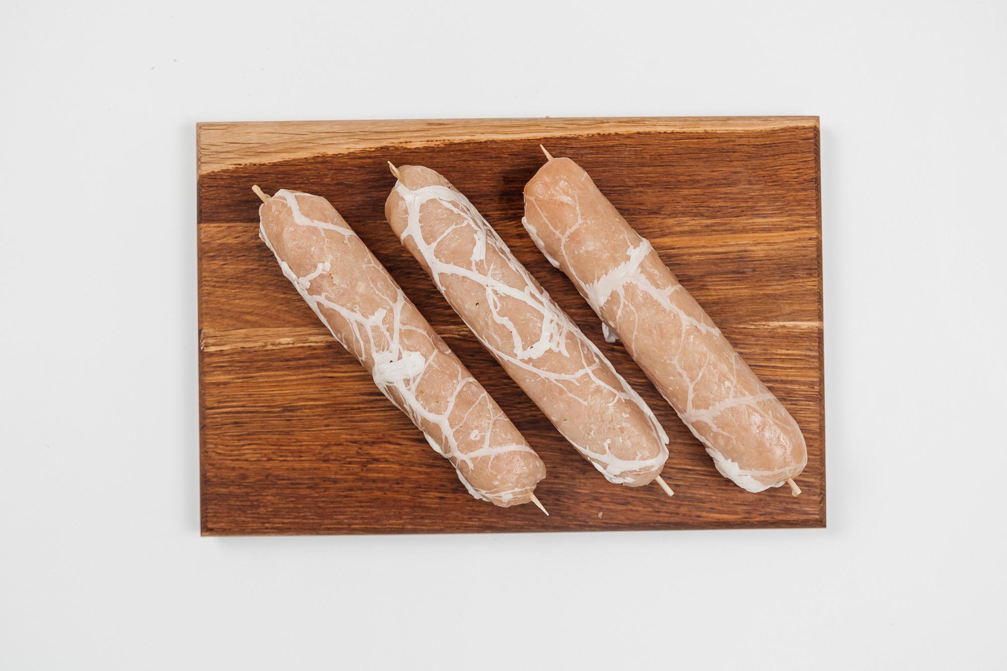 Люля-кебаб из индейки в сетке