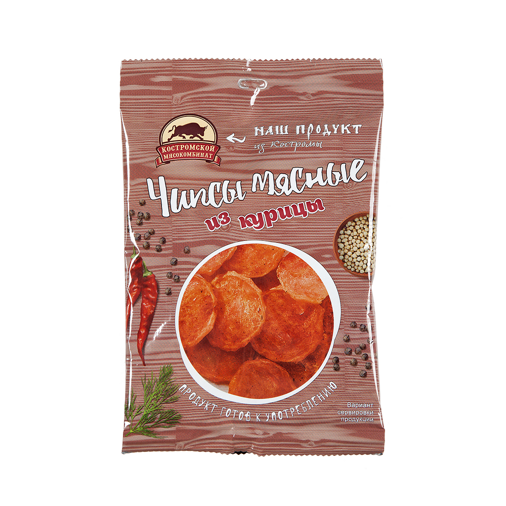 Чипсы мясные из курицы , 40 гр /КМК