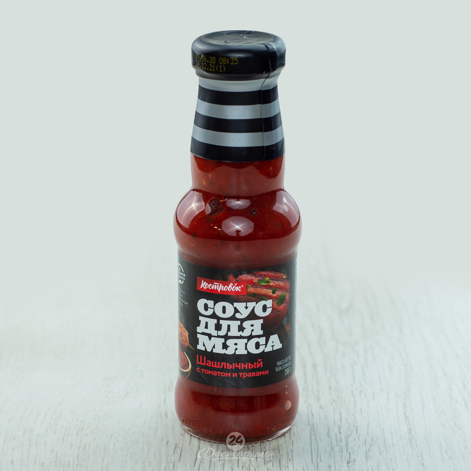 Соус "Шашлычный c томатом и травами", "Костровок", 265г АО "Виртекс"