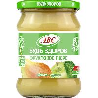 Пюре яблочно-грушевое АВС 450гр