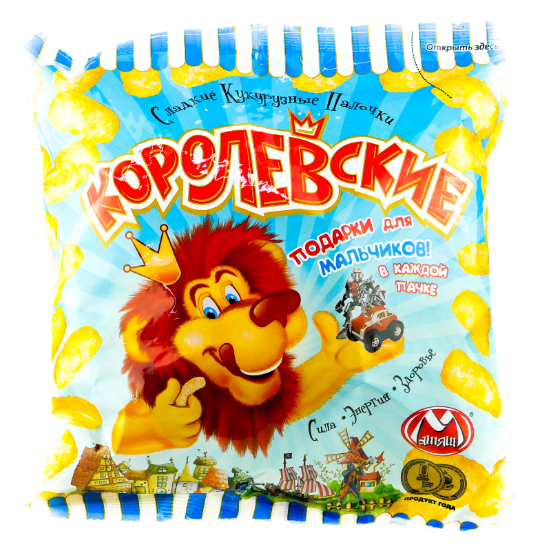 Кукурузные палочки "Королевские" для мальчиков 70 г