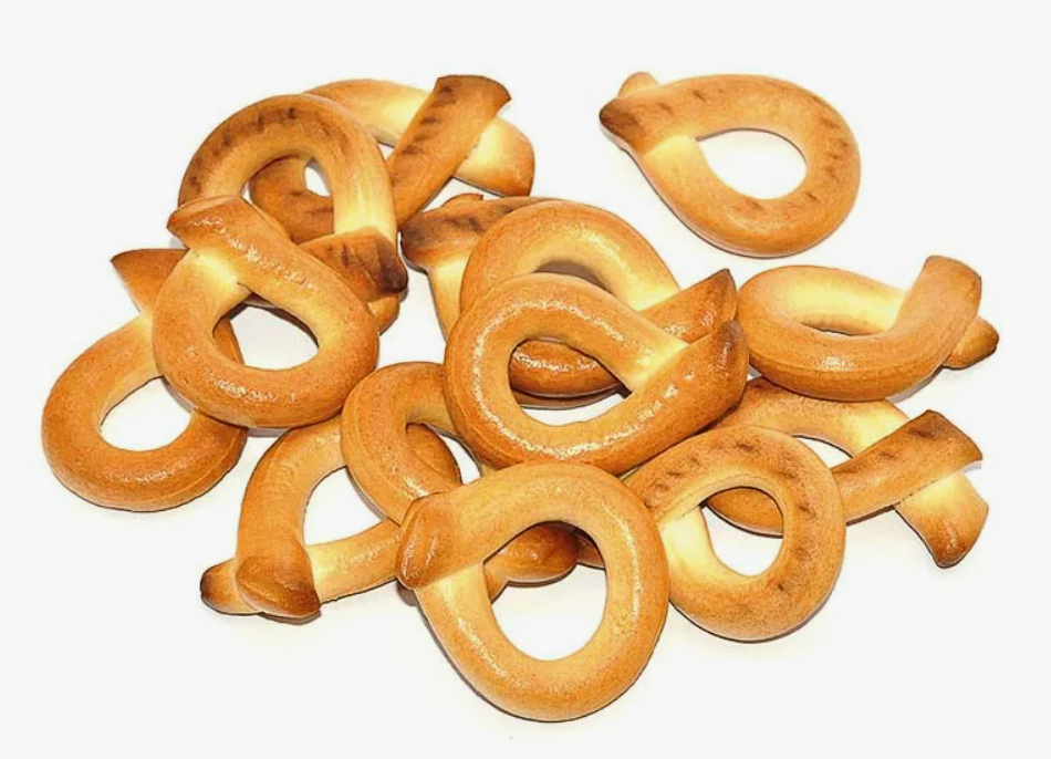 Сушки Капелюшки горчичные,кг