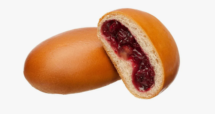 Пирожок с вишнёвым конфитюром,65 гр