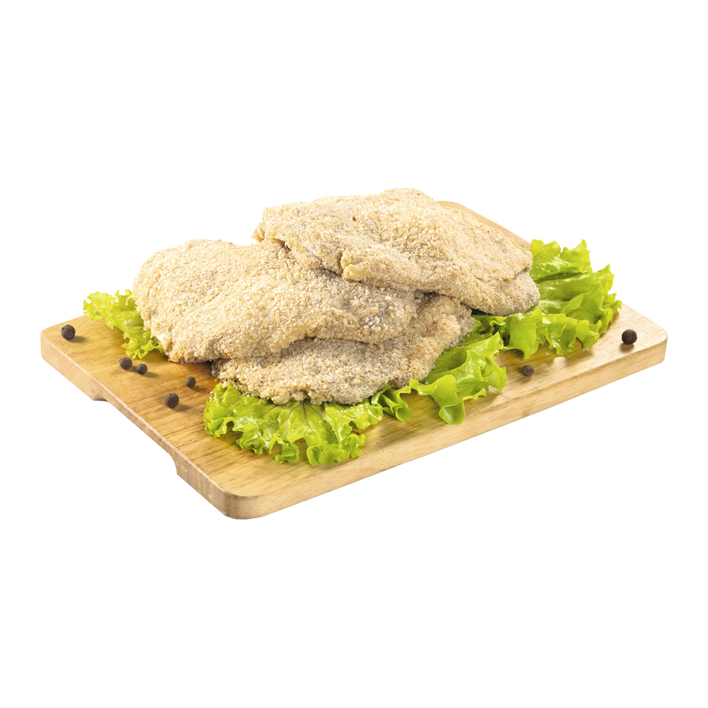 Шницель куриный с грибами