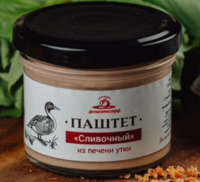 Паштет утиный "Сливочный" 100 гр