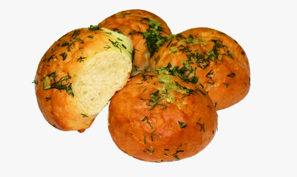 Пампушка с чесноком и укропом,350 гр
