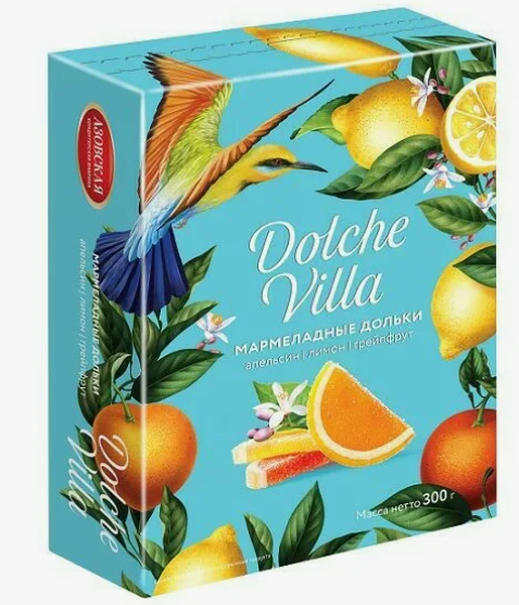 Мармелад желейный Дольки цитрусовые "Dolche Villa" 300 г