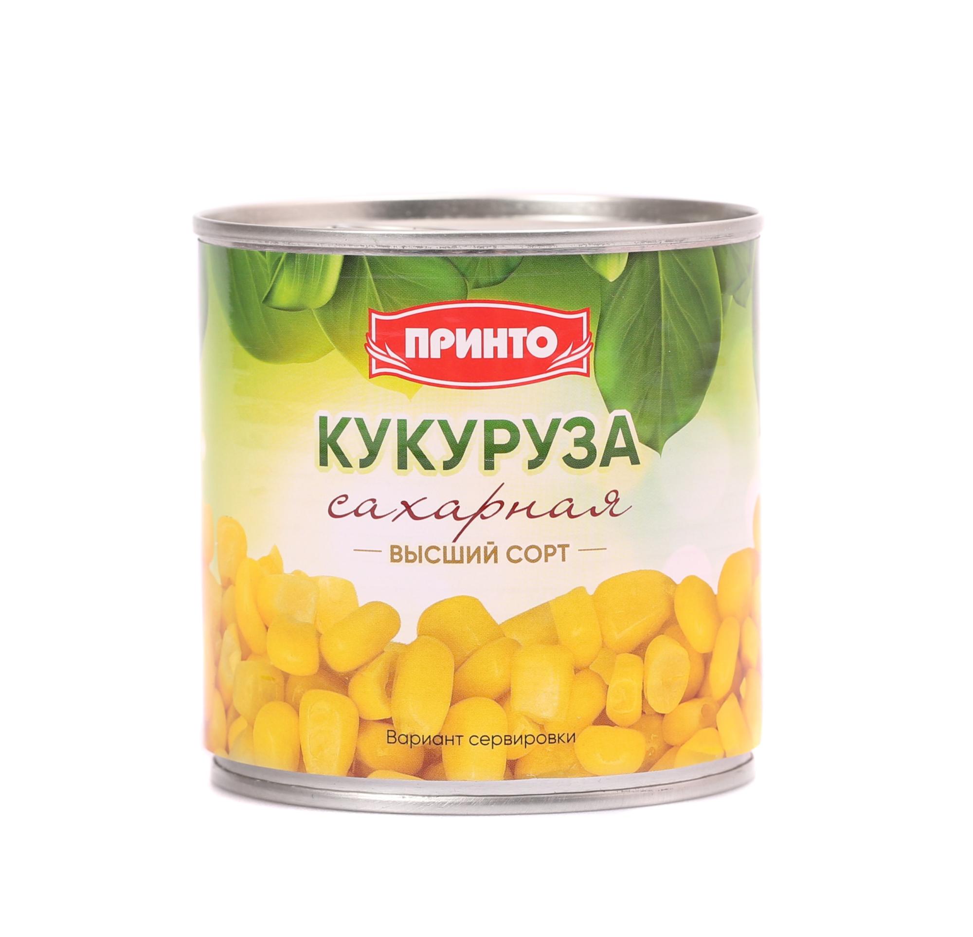 Кукуруза сахарная ПРИНТО 340 гр
