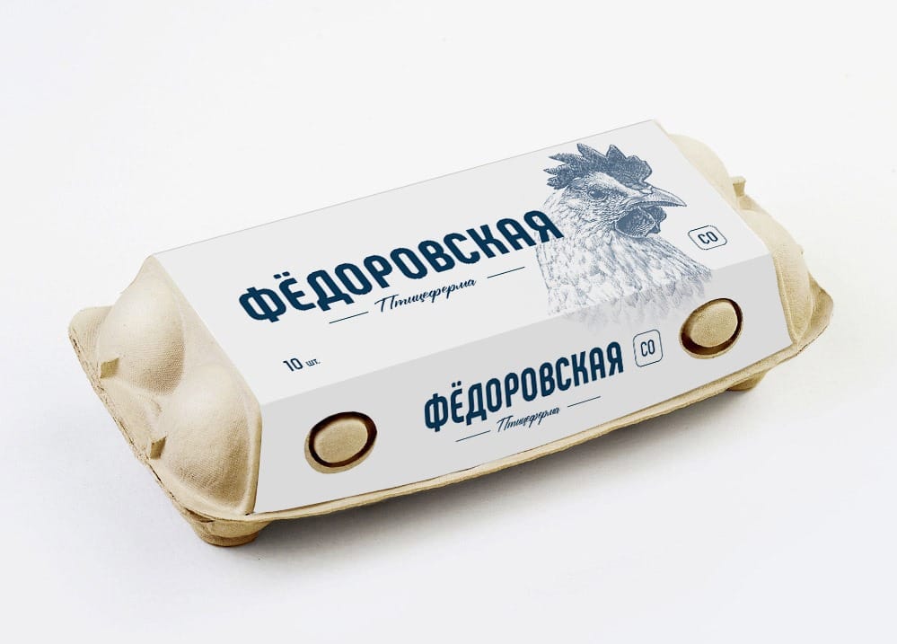 Яйцо СО Фёдоровская Птицеферма 10 шт. г.Нерехта