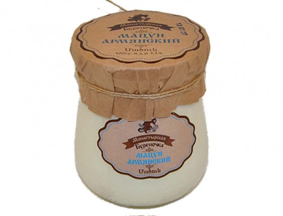 Мацун Армянский "Монастырская Бурёночка" 0,46кг м.д.ж.3,2% БЗМЖ