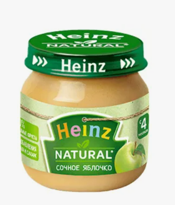 Пюре фруктовое GIPOPO Яблоко 12*80 г банка