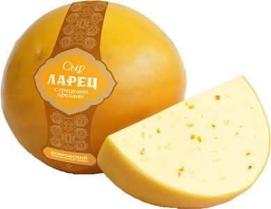 Сыр Ларец с грецкими орехами Бобровский СЗ мдж.50% БЗМЖ