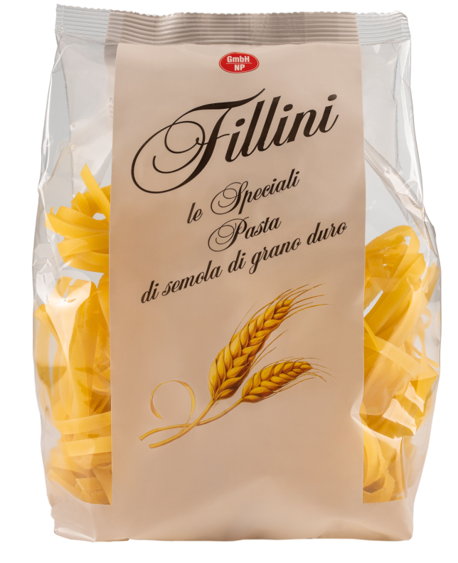 Гнезда FILLINI Фетучини гр.А 300гр. /ООО Нудел Продукт/