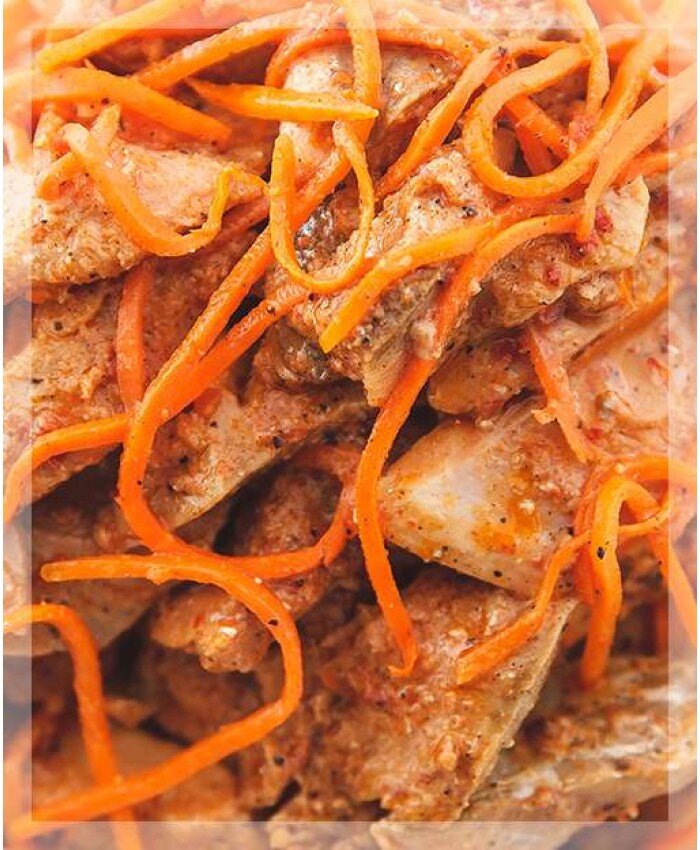 Салат Хе из курицы с овощами 200 гр