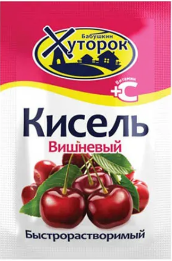 Кисель тм "Бабушкин Хуторок" вишневый 30 гр. КЦК Аронап