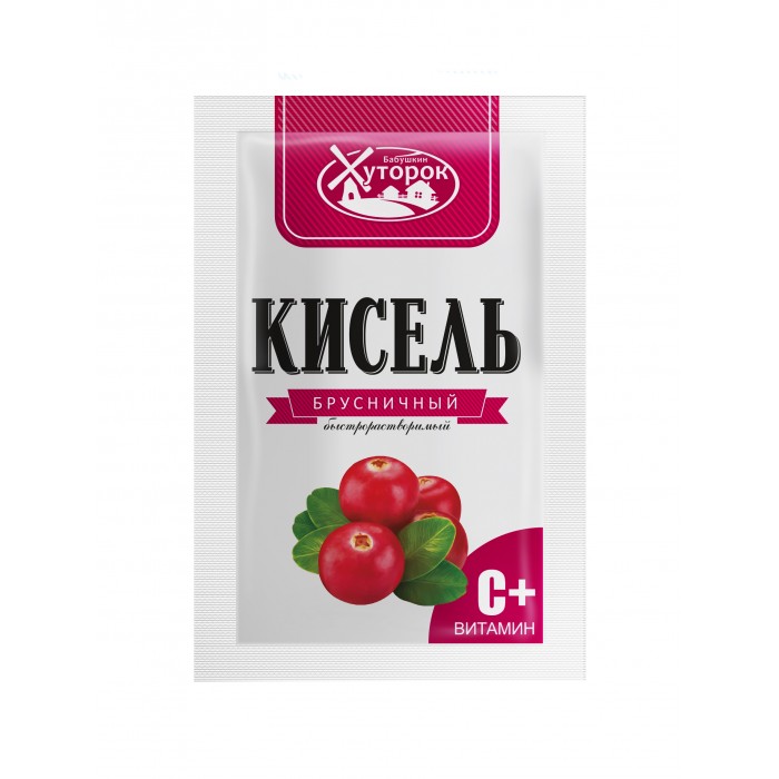 Кисель тм "Бабушкин Хуторок" брусничный  30 гр. КЦК Аронап