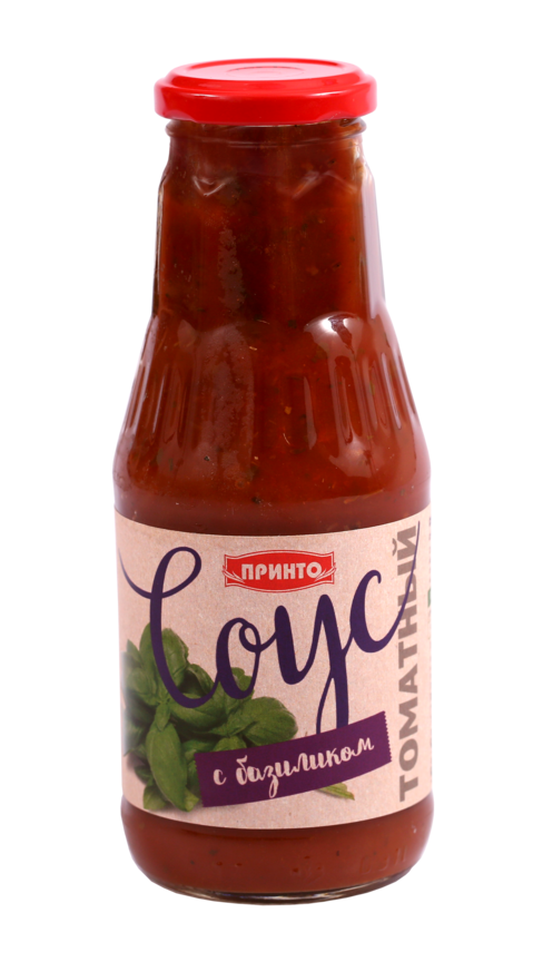 Соус Принто томатный с базиликом, 330гр ООО Русские продукты