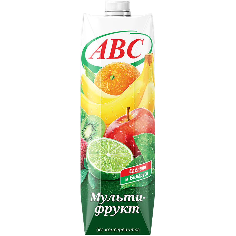 Мультифруктовый нектар 1л АВС