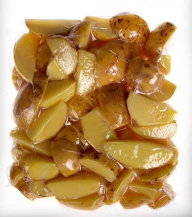 Картофель Айдахо мытый резанный в в/у,1 кг