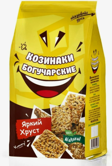 Козинаки Богучарские "Яркий хруст" неглазир 250гр