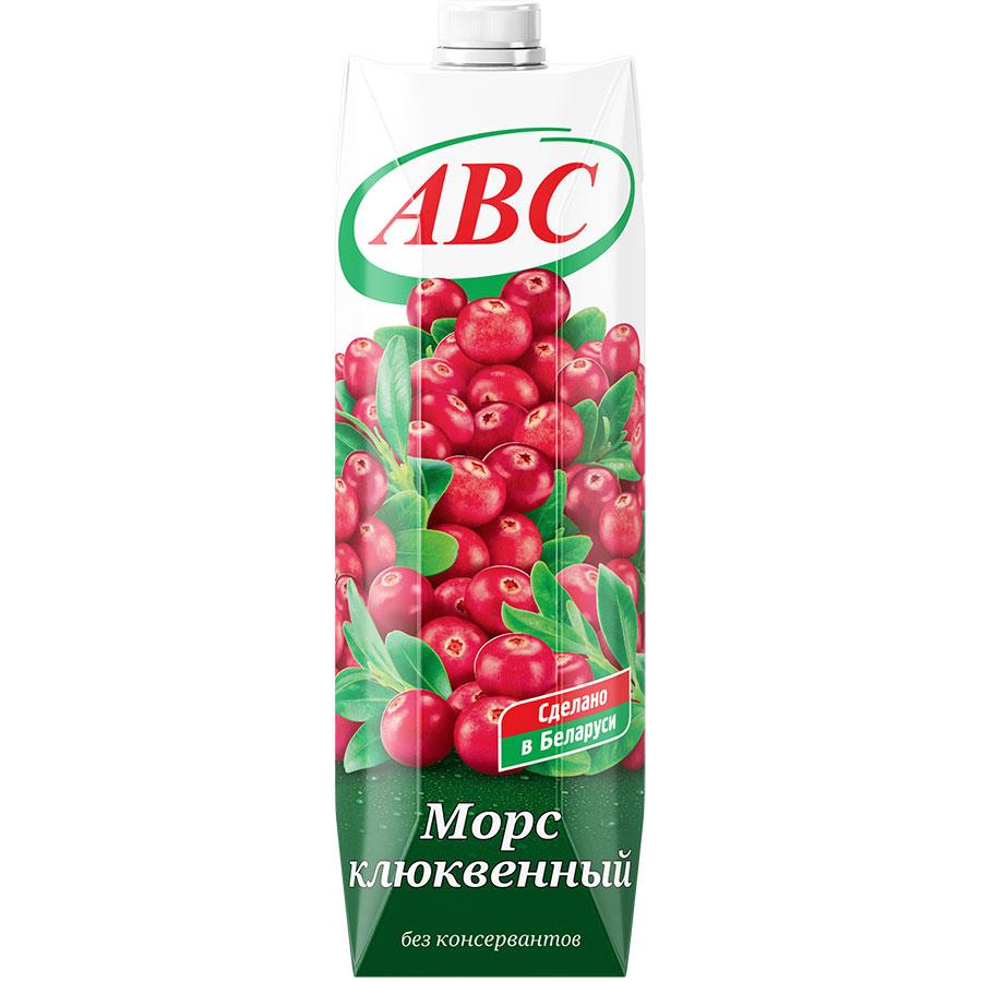 Морс клюквенный 1л АВС