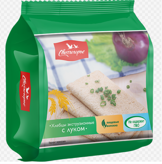 Хлебцы экструзионные с луком "Свитлогорье" 55 г