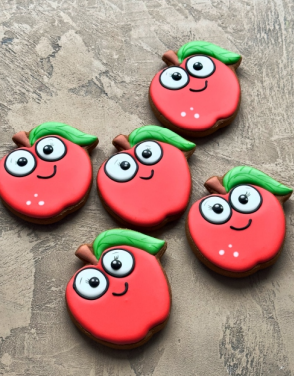 Пряник "Яблоко с глазами" 54 гр