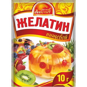 Желатин пищевой 10 г "Русский Аппетит" г.Челябинск
