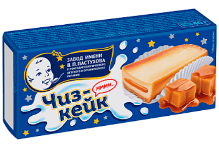 Пирожное  «Чизкейк с кофе и с наполнителем «Карамель» 40г
