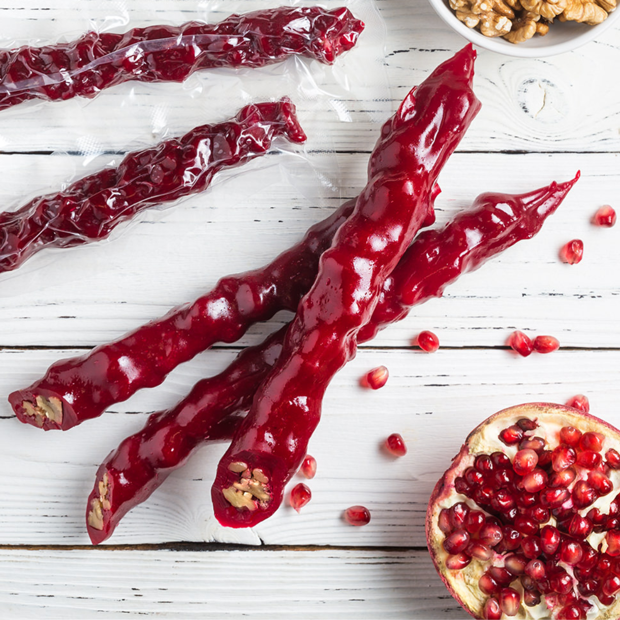 Чурчхела вишневая с грец.орехом 90гр.