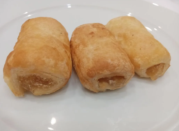 Слойка "Пышки с яблочным конфитюром" 250гр