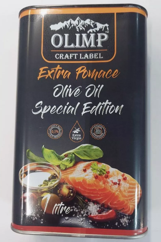 Масло оливковое OLIMP Graft label Extra Virgin 1л н/раф