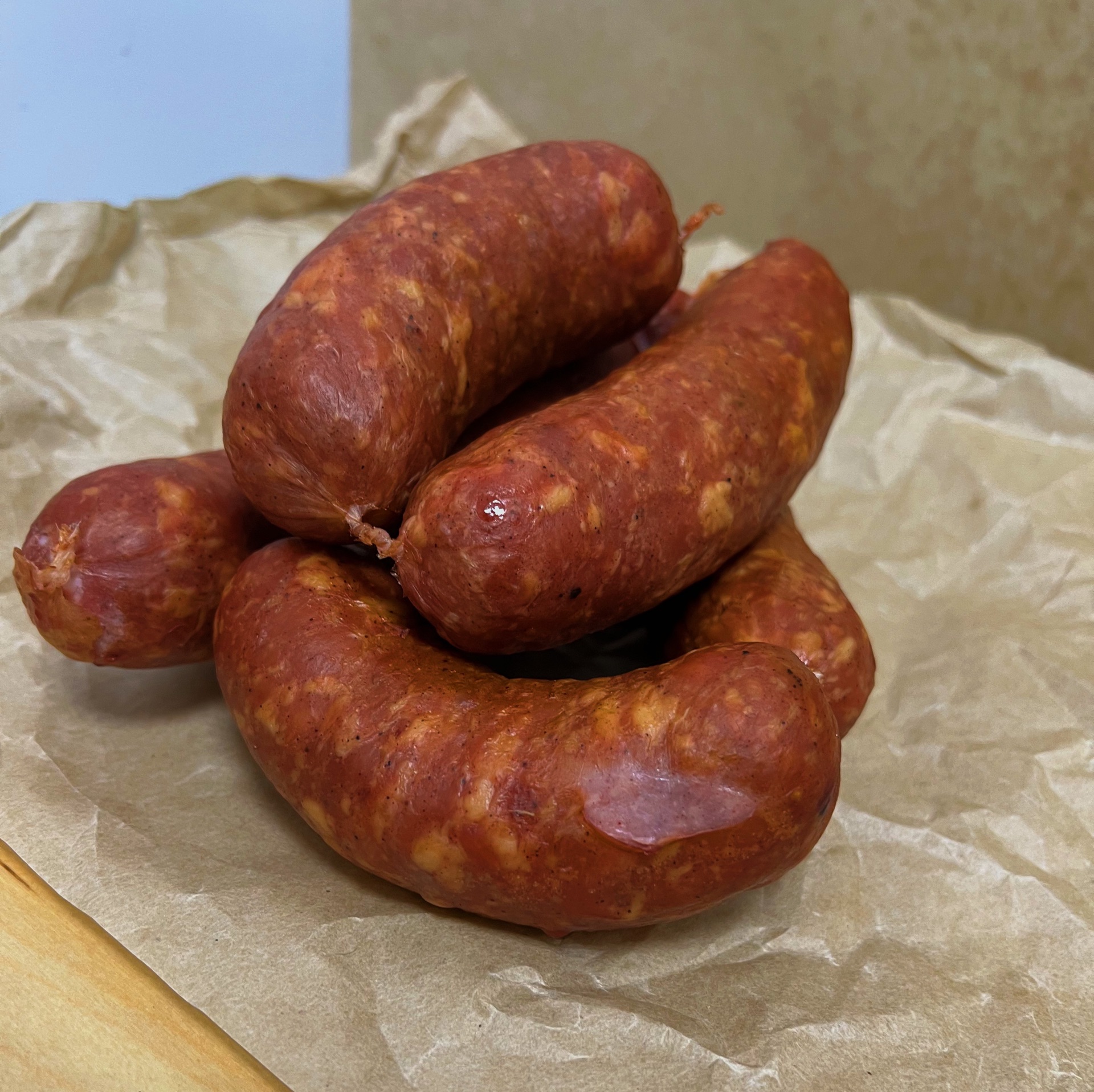 Колбаса п/к Свиная-чесночная 1 сорта (Аппетит)