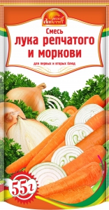 Смесь лука репчатого и моркови 55 г "Русский Аппетит" г.Челябинск