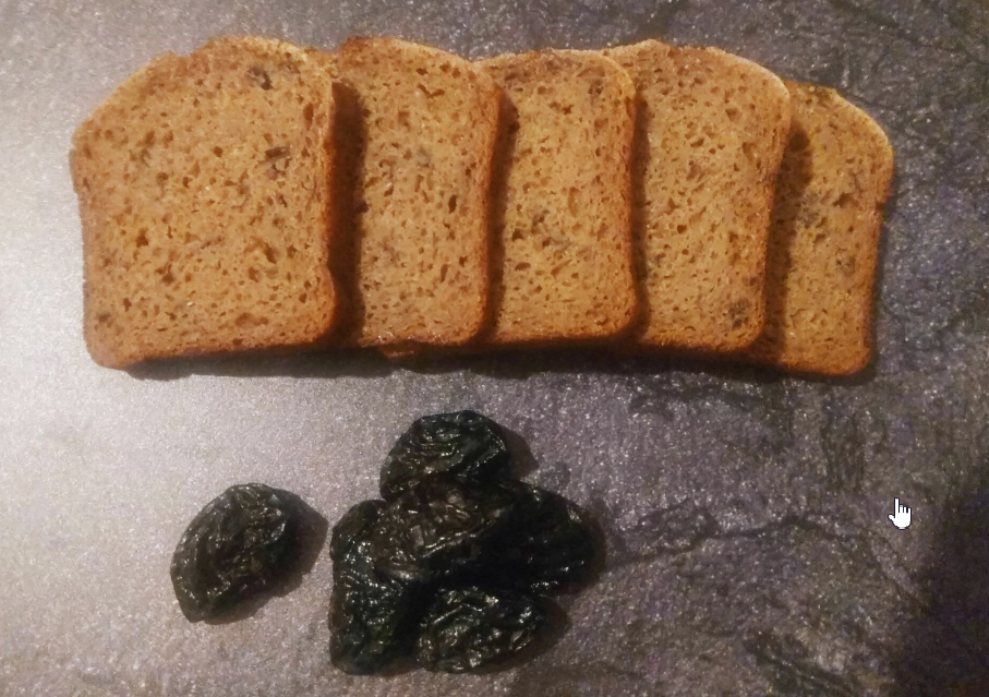 Хлеб заварной с Черносливом формовой,300 гр