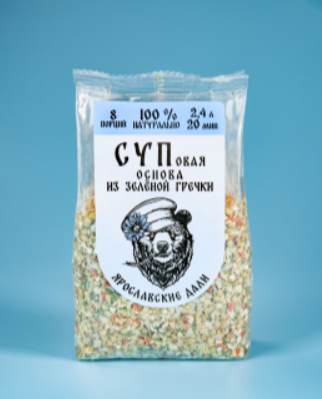 Суповая основа из зеленой гречки 196 гр