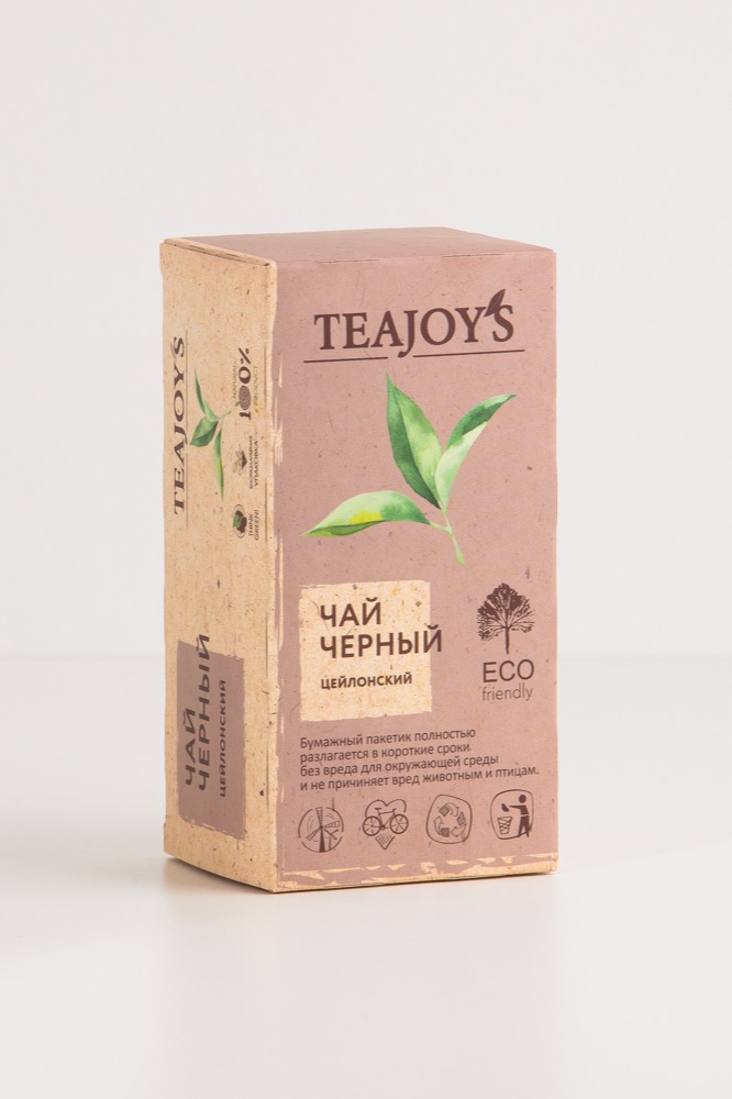 Чай Teajoy's черный цейлонский, 25 пак.