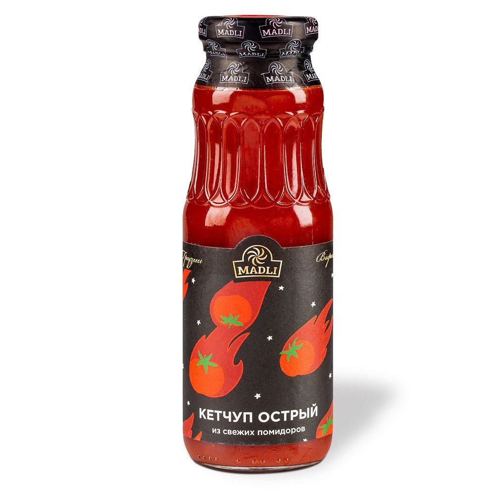 Кетчуп  острый из свежих помидоров Madli, 270г