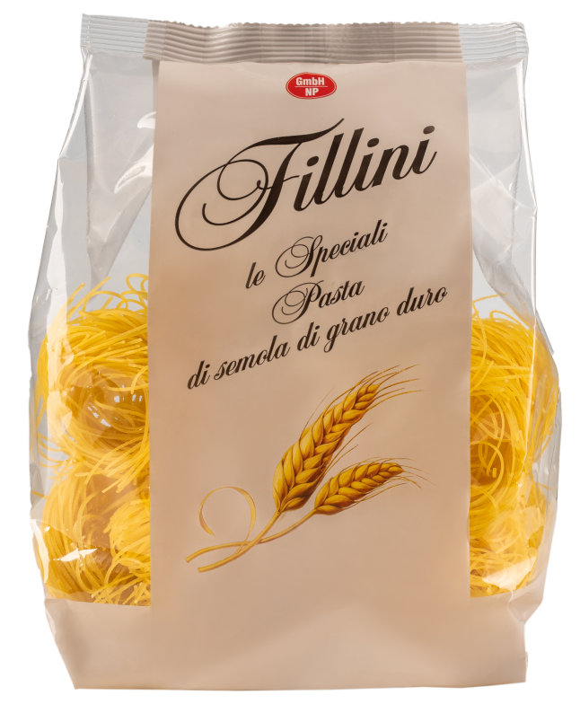 Гнезда FILLINI Спагеттини гр.А 300гр. /ООО Нудел Продукт/