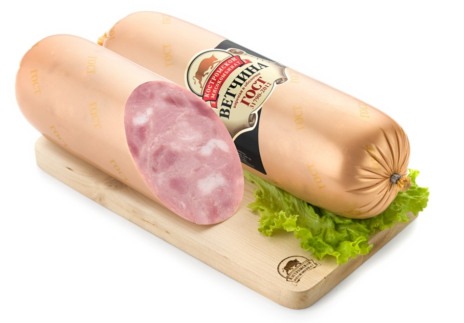 Ветчина в оболочке ГОСТ, КМК,вес