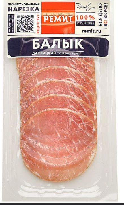 Нарезка "Балык Дарницкий" с/к 150 гр. ООО МПЗ "РЕМИТ"