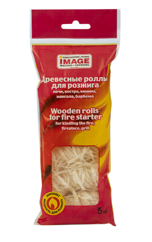 Роллы для розжига, 5 шт.