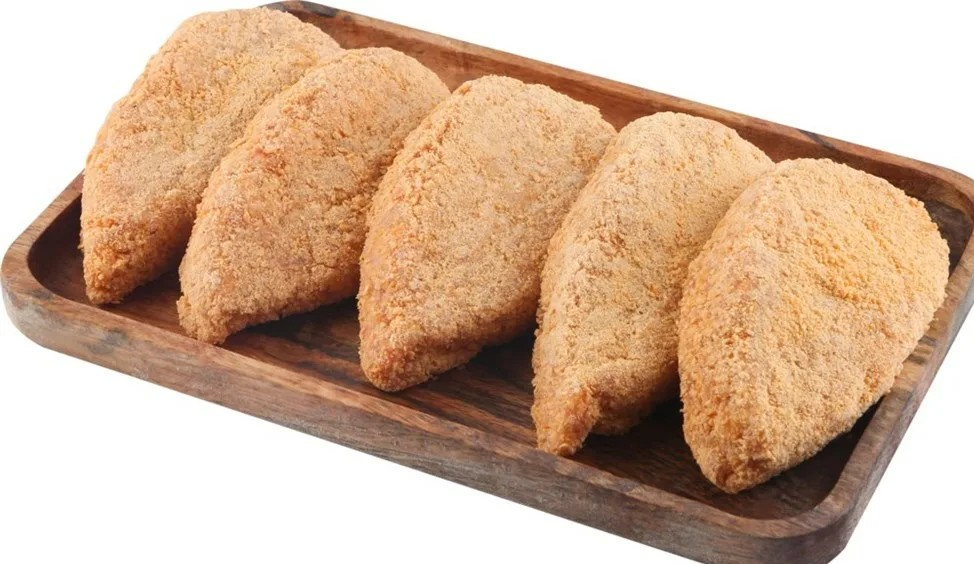 Шницель из индейки и булгуром